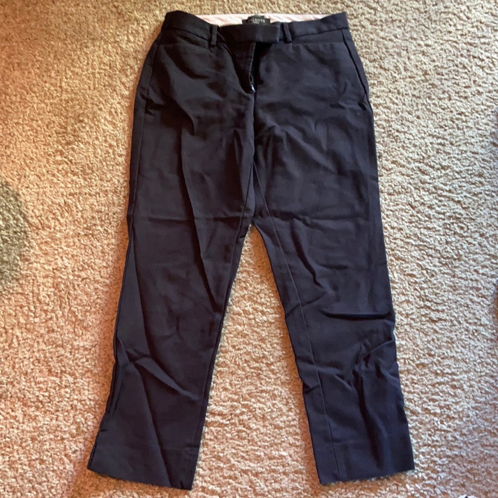 Talbots black ankle pant size 4 petite